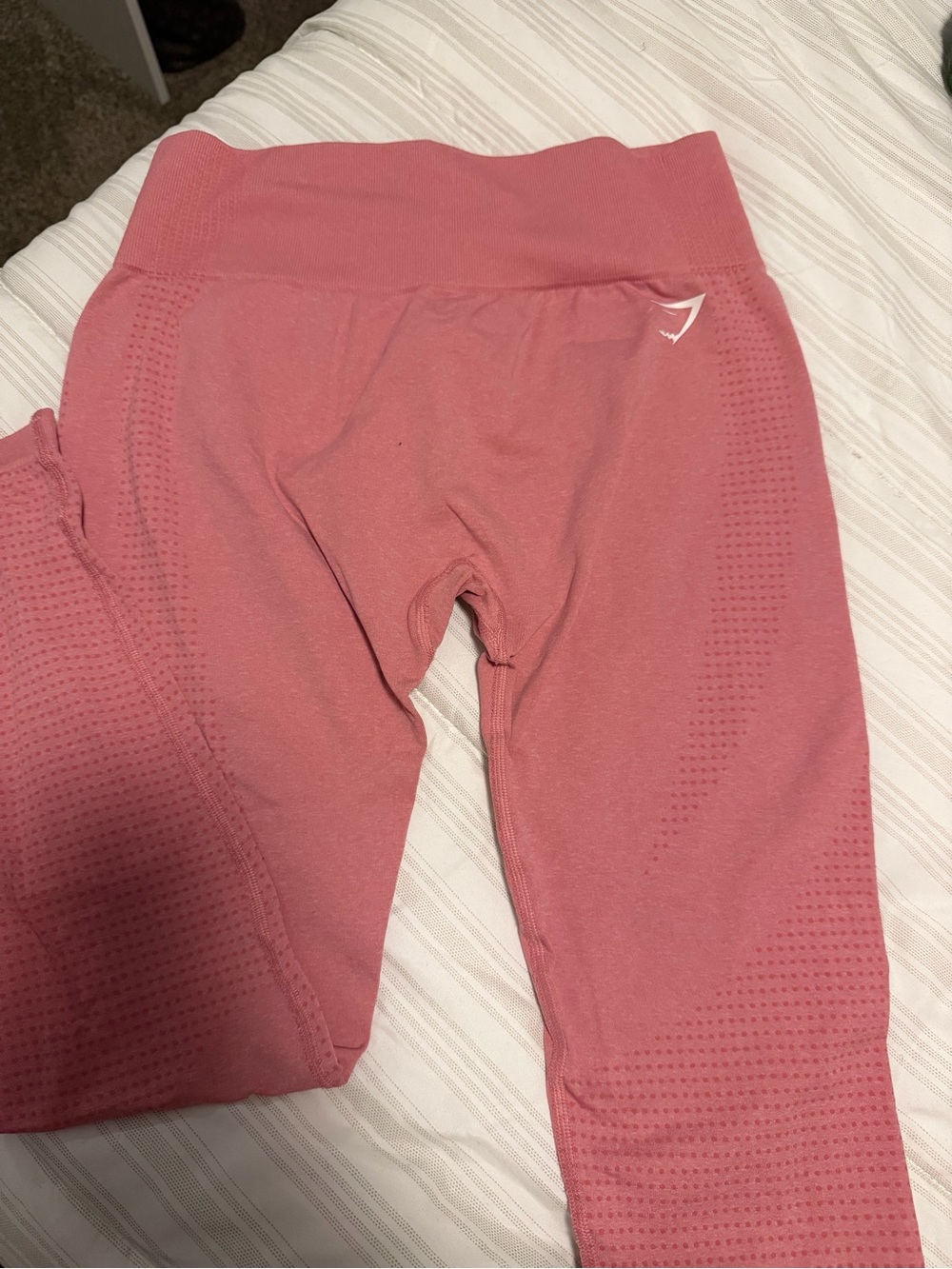Gymshark Girls' Seamless Leggings in Dusty Pink